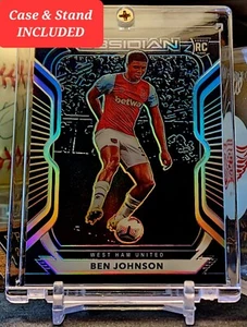 2020-21 Ben Johnson ROOKIE/195 Panini Obsidian ELEKTRISCHE ÄTZUNG LILA RC #8 W.H.U - Bild 1 von 11