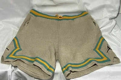 Jordan x Union x Bephies Beauty Supply Diamond Shorts Brown Men L FD4242-237 - Image 1 of 4