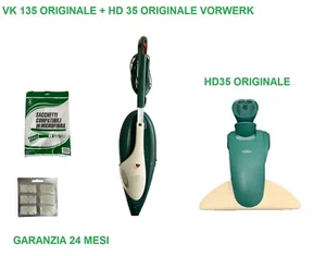 ASPIRAPOLVERE Folletto VK135 VK 135 HD35 VORWERK 24MESI GARANZIA SCOPA ELETTRICA - Imagen 1 de 6