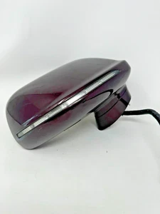🚘10-19 Lincoln MKT Passenger Door Mirror Blind Spot Alert Bordeaux Red Burgundy - Bild 1 von 7