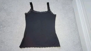 Monsoon Size 12 Black Sequinned Camisole - Picture 1 of 6