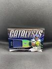 2022 Tyler Lockett Panini Spectra Catalysts Patch Numbered /99 NFL Card #CAT-TLO
