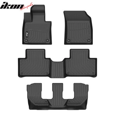 Fits 16-25 Volvo XC90 7-Seat Anti-Slip Floor Mats All Weather TPE Carpet 4PCS - Image 1 of 4