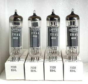 4 x NOS tubes Siemens RTC matched quad E84L 7320 = EL84 6BQ5 - Picture 1 of 5