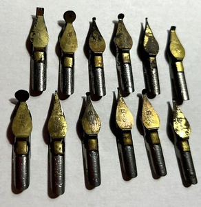 Speedball Fountain Pen Nibs by Hunt Pen Co. LOT of 12 - Picture 1 of 3