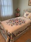 Applique+bedspread%2C+twin+size+with+matching+pillow+sham.%C2%A0