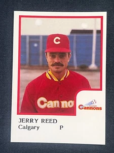 1986 ProCards Baseball Jerry Reed, Calgary Cannons Mimor League, Near Mint - Bild 1 von 6