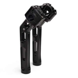 Arlen Ness Noir Méthode Kickback 10" Risers pour Harley 18 - Softail - Photo 1/2