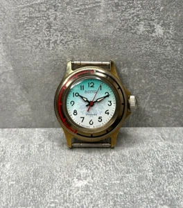 Watch Vostok Komandirskie small Vintage Watch USSR VOSTOK watch Snow - Picture 1 of 17