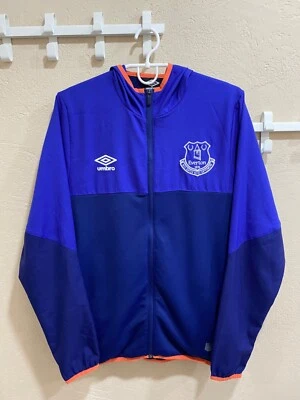 Everton Training Football Zip Jacket Umbro Size S - Image 1 of 4