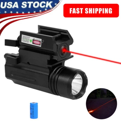 LOW PROFILE RED LASER & FLASHLIGHT COMBO FOR SMITH AND WESSON SD9VE SD40VE M&P #