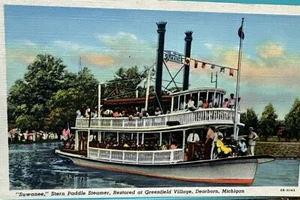 Vtg SUWANEE Stern Paddle Steamer Greenfield Village Dearborn MI - Picture 1 of 3
