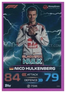 #339 NICO HULKENBERG (GLADIADORES) TURBO PARALELO ATTAX 2023 - Imagen 1 de 1