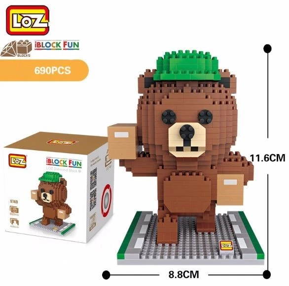 Bear Delivery LOZ BLOCK Mini Building Block iBlock Fun Toy 9749 a GTC - Image 1 of 1