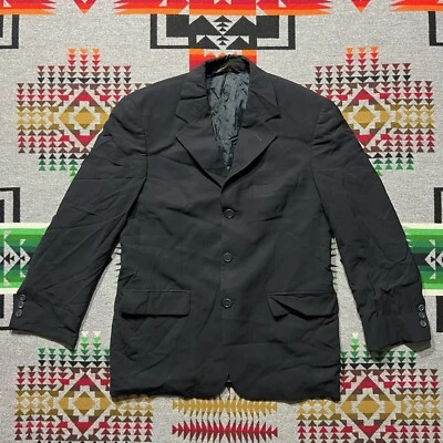 Brooks Brothers Brooksease Blazer 37S короткие мужские черные шерстяные 3 пуговицы C7 - Изображение 1 из 4