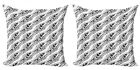 Abstrakt 2 Teiliges Kissenbezugs Set Tierhaut-Muster