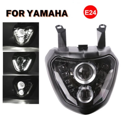 DRL LED Headlight Assembly Headlamp for Yamaha FZ07 MT07 2014-2017 Plug and Play - Image 1 of 4