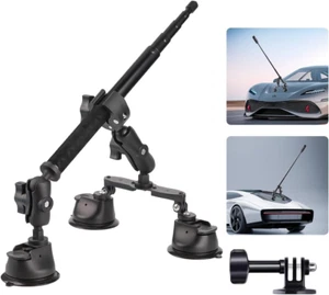 Suction Car Mount for Windshield Window Compatible with Gopro, Insta360 X4, X3,  - Picture 1 of 7
