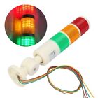Red Green Yellow Warning Signal Tower Lamp For Machinery With Buzzer 12V