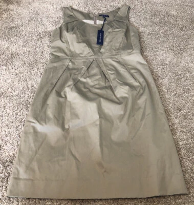 Vestido Martin + Osa Talla 10 Beige Tostado Elegante Moderno Nuevo con Etiquetas (E4) Foto 1 de 4