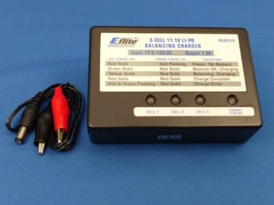 (E-flite EFLC3115) 3S 11.1V LiPo Balancing Charger Input: 11.5-15V /Output: 1.8A - Image 1 of 2