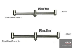 2 barras de zumbido delanteras y traseras de acero inoxidable liso - Imagen 1 de 1
