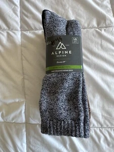 Alpine Design Performance Hiker Crew Socks - 4 Pack Size Large 9-12 New - Picture 1 of 4