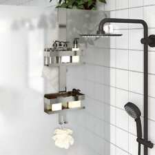 Hanging Shower Caddy Brushed 304 Stainless Steel vidaXL