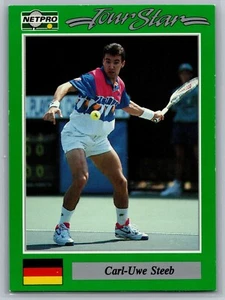 1991 NetPro Tour Stars #25 Carl-Uwe Steeb Germany Tennis Sports Card - Bild 1 von 2