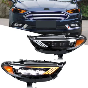 LED Headlights for Ford Fusion 2017-2020 Mondeo Sequential Front Lamps Assembly - Bild 1 von 5