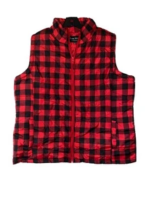 Women's Jason Maxwell Sleeveless Jacket Vest Black & red Size XXL - Picture 1 of 3