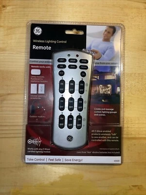 45600 GE Z-Wave Remote for Wireless Lighting Control OEM New Factory Sealed  - Image 1 of 2