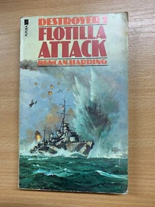 1976 DUNCAN HARDING "FLOTILLA ATTACK" WW2 FICTION PAPERBACK BOOK (P2) - Picture 1 of 10