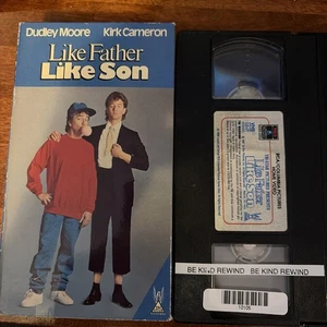 Like Father, Like Son (VHS, 1988) Dudley Moore, Kirk Cameron Buy 2 Get 1 Free - Picture 1 of 2