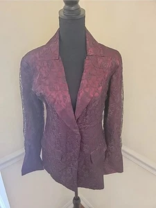 Daang Goodman Tripp NYC Damen Blazer rot schwarz mit Schnürung Größe M - Bild 1 von 11