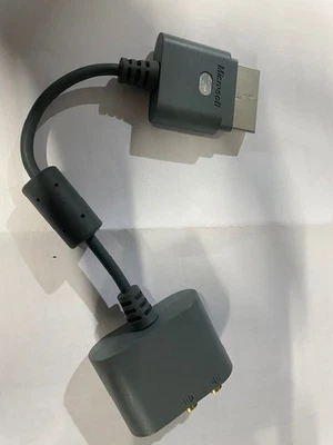 Microsoft Xbox 360 Officiel Audio Adapter X808221-002 - Immagine 1 di 2
