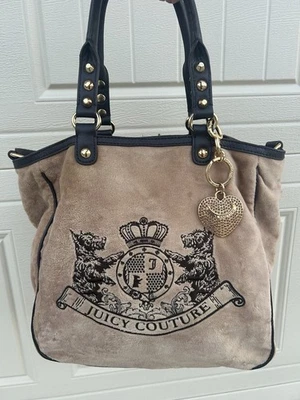 ¡Vintage! BOLSO DE MANO Scottie Day Dreamer original Y2K JUICY COUTURE con llavero de corazón Foto 1 de 4