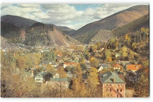 Mining Town WALLACE, IDAHO Union Oil Co. 76 Gasoline 1960s Vintage Postcard - Picture 1 of 2