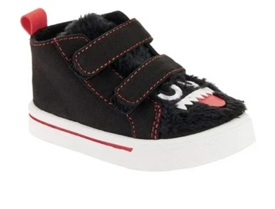 Ib Wonder Nation Casual Monster Hi Top Black Red Cute Baby Shoes Size 2 0050 - Image 1 of 4