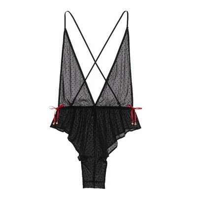 Mameluco Victoria's Secret Jingle Bells malla L *Negro* ¡NUEVO! Foto 1 de 4