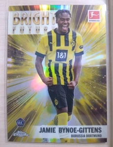 Jamie Bynoe-Gittens Bright Future - BVB Dortmund Topps Chrome Bundesliga 2022-23 - Bild 1 von 2
