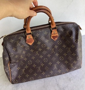 Vintage Original LOUIS VUITTON Monogram Speedy 35 Tasche - Bild 1 von 24