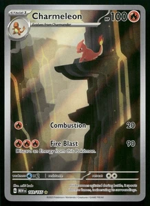Charmeleon 169/165 151 MEW Illustration Rare English POKEMON - Picture 1 of 2