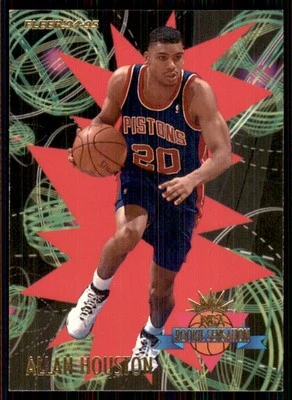 1994-95 Fleer Rookie Sensation #10 Allen Houston Detroit Pistons - Image 1 of 2