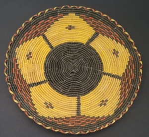 Vintage Native Basket Abstract Design - Picture 1 of 3