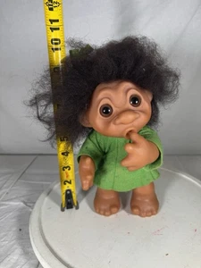 Vintage Dam Norfin 604 Denmark 9" ELF TROLL Daumenlutscher Hazy Brown - Bild 1 von 10