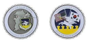 OSAN AIR BASE KOREA 51ST FIGHTER WING COIN - Picture 1 of 1