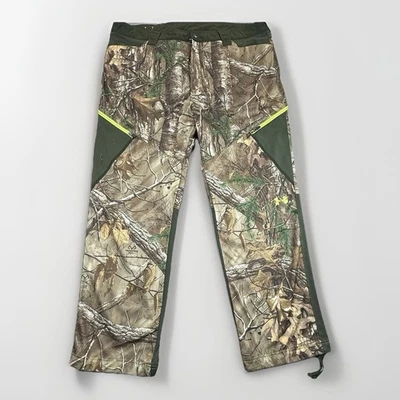 Under Armour Pants Mens 42x32 Brown Camo Scent Control Early Season Speed Freek - Image 1 of 4