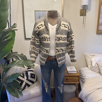 Polo Sport Ralph Lauren S Wool Knit Southwestern RRL Shawl Native Jacket - Image 1 of 4