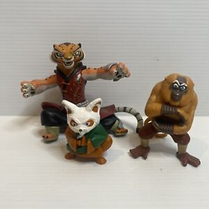 Kung Fu Panda Figures- McDonalds Happy Meal Toys lot of 3 Shifu Tigress
